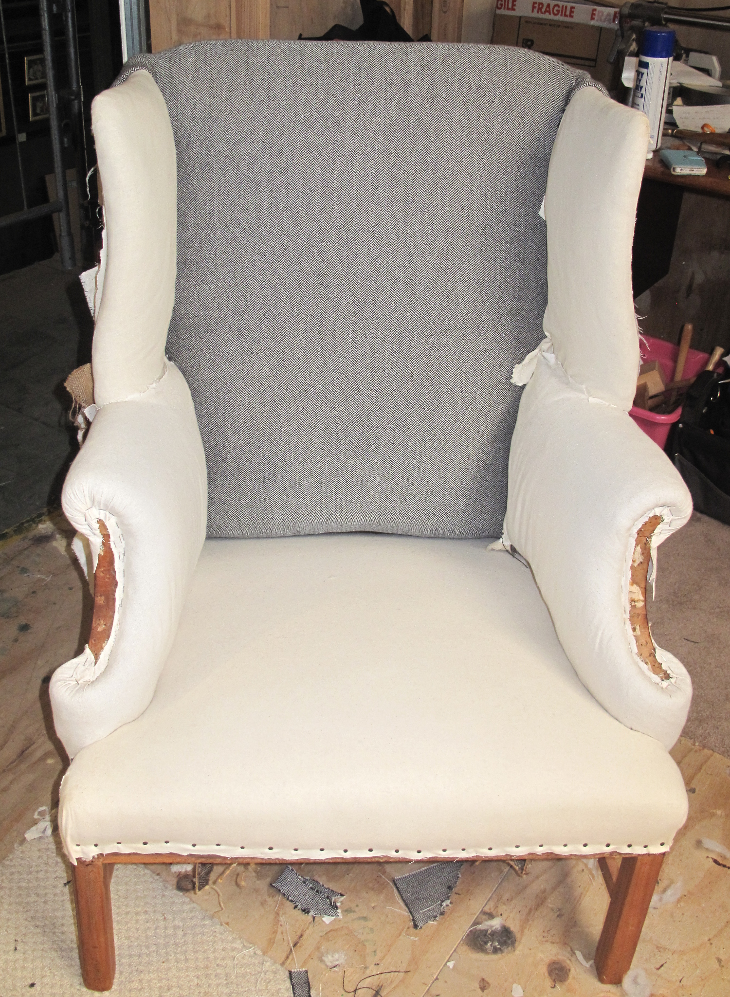 Georgian Wingback Calico