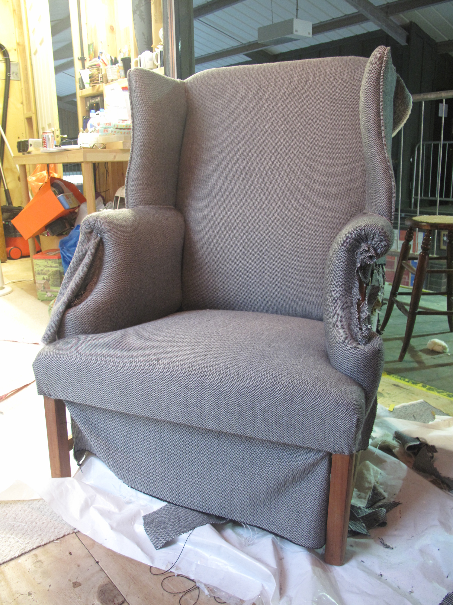 Georgian Wingback Wool