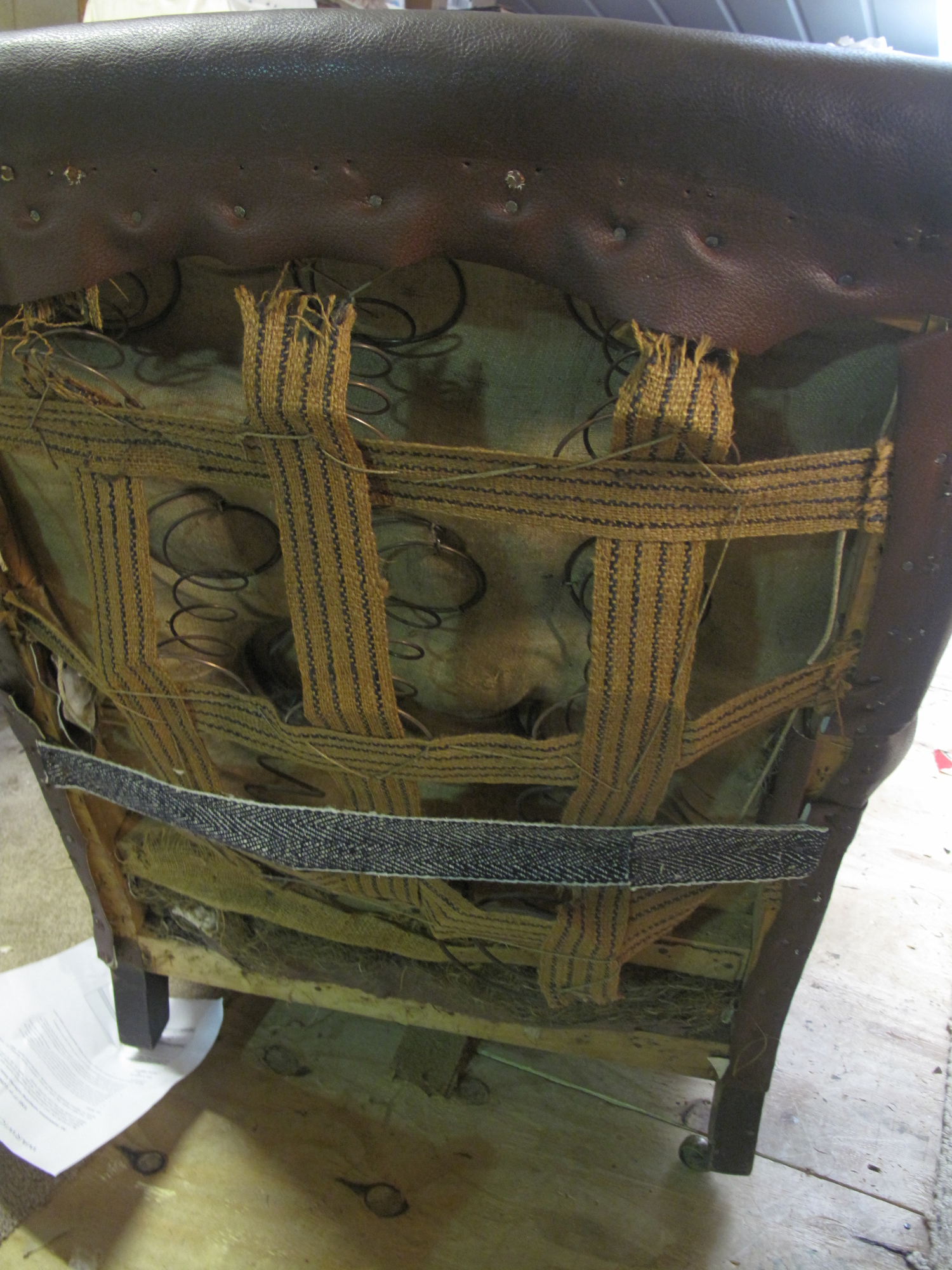 Victorian Armchair Back