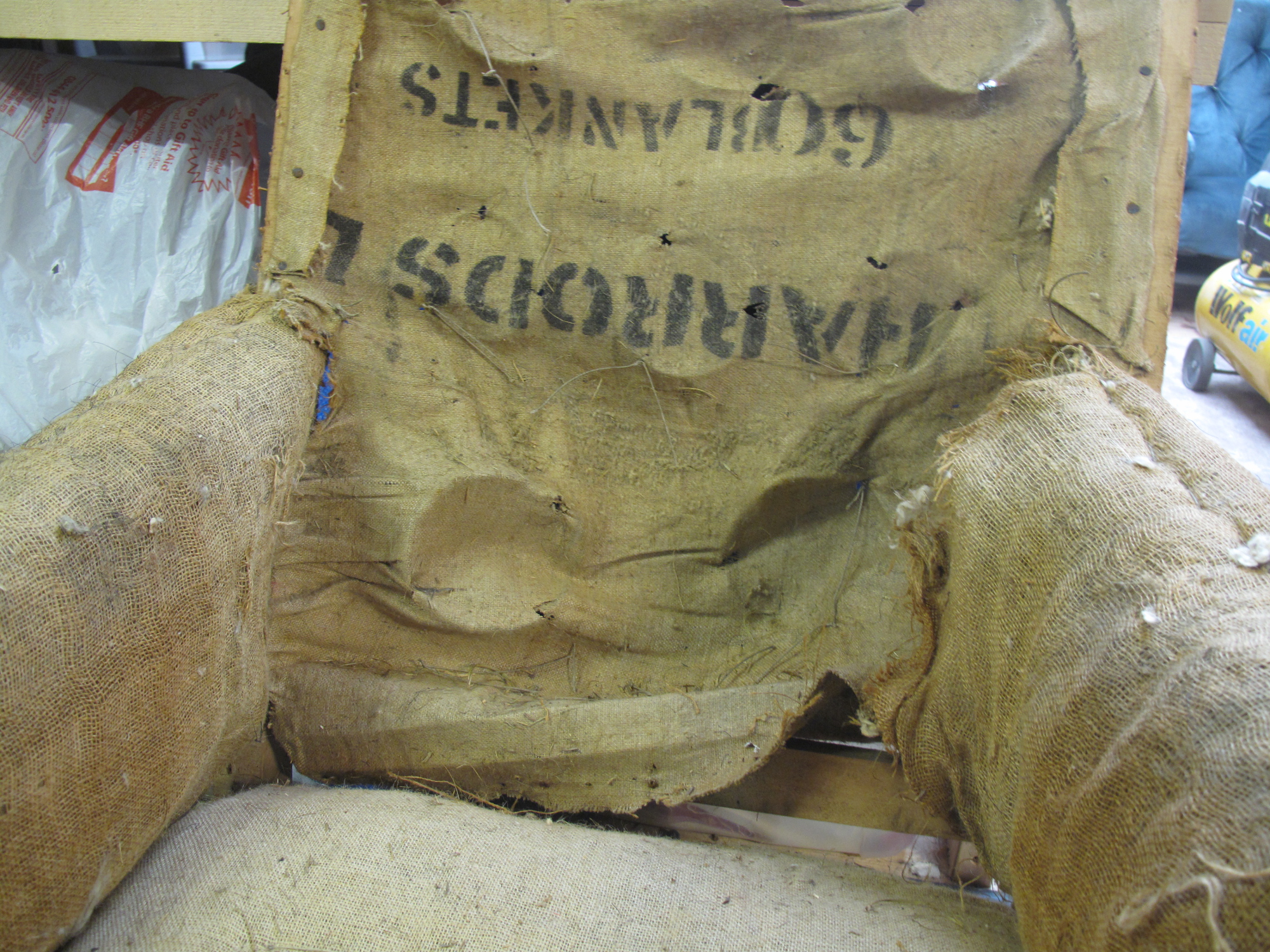 Victorian Armchair Harrods Sack