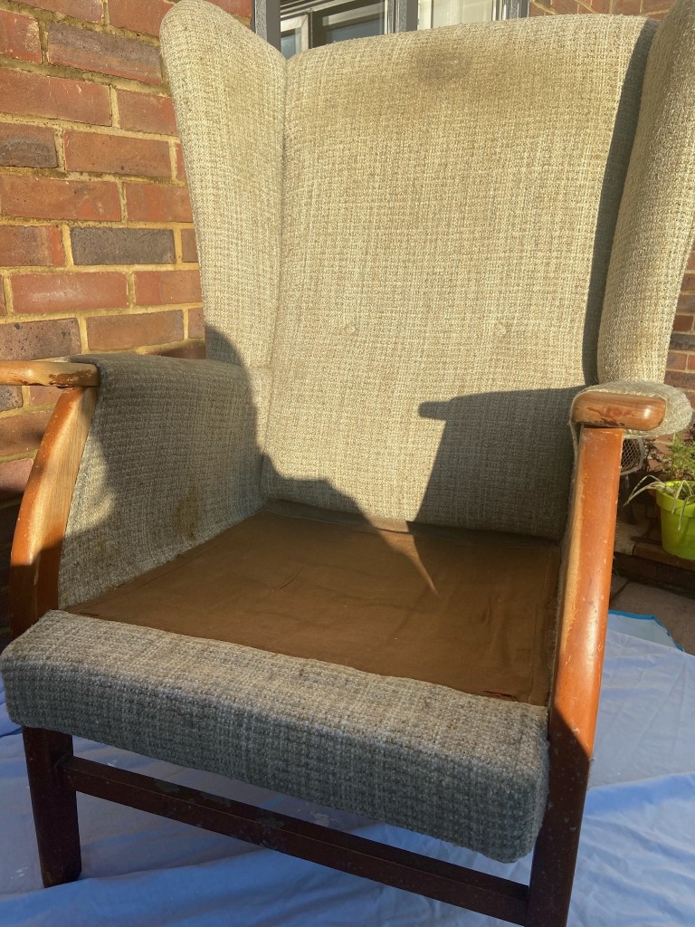 Vintage Mid Century Wingback